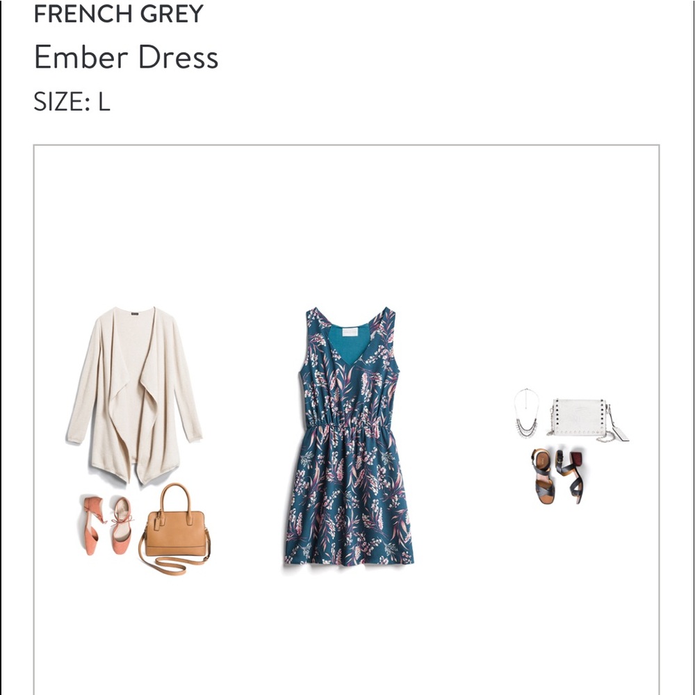 French Grey Ember dress